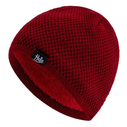 Hello Nordcore Knit Beanie - Plush Lined Winter Hat
