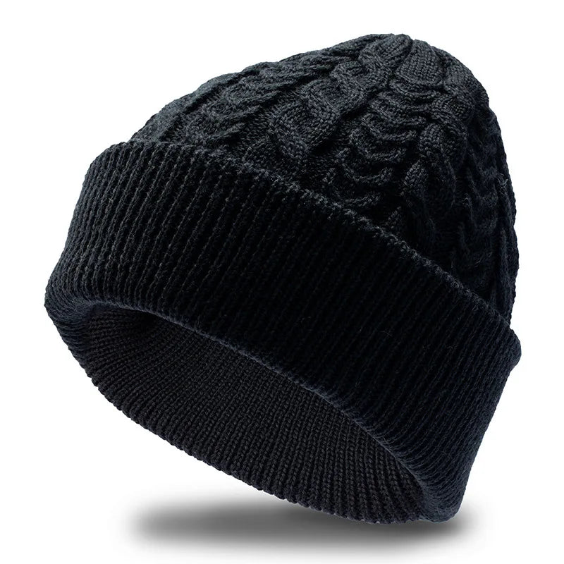 Everdale Wool Knit Beanie - Thick Winter Hat With Warm Lining