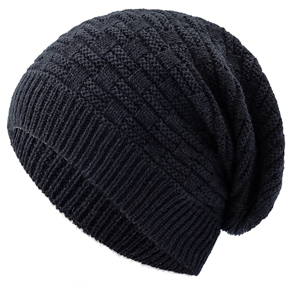 Frostveil Knit Beanie - Plush-Lined Winter Hat