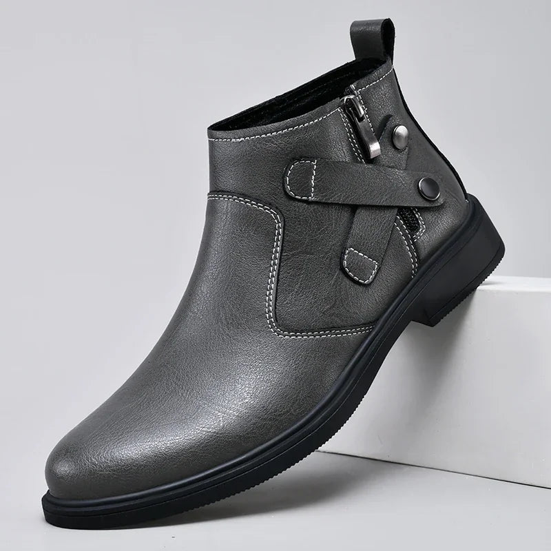 X CHELSEA BOOTS - MEN’S GENUINE LEATHER BUSINESS BOOTS
