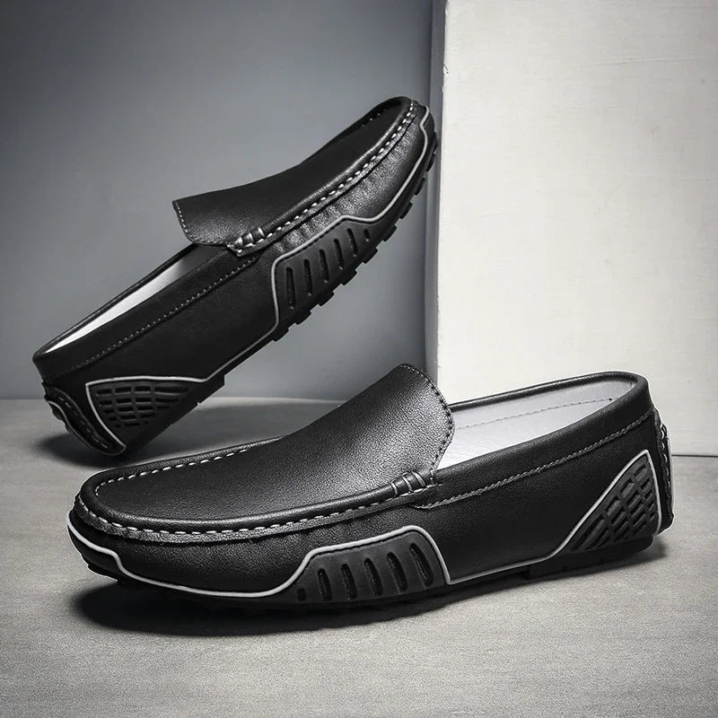 LUCENZO LOAFERS - MEN’S GENUINE LEATHER MOCASSINS