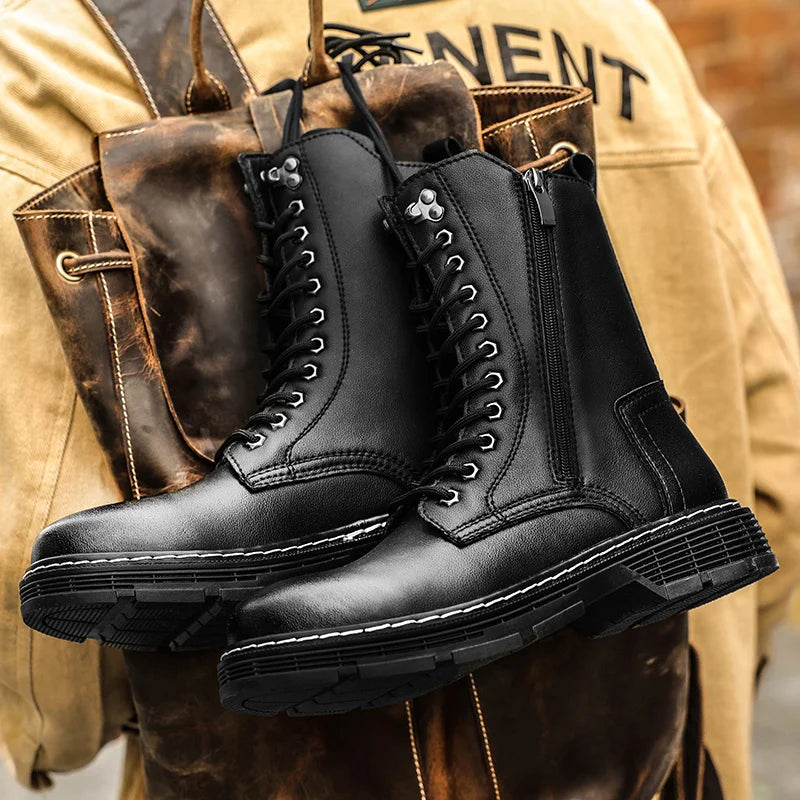 NORTHRIDGE COMMAND BOOTS - MEN’S LEATHER LACE-UP BOOTS