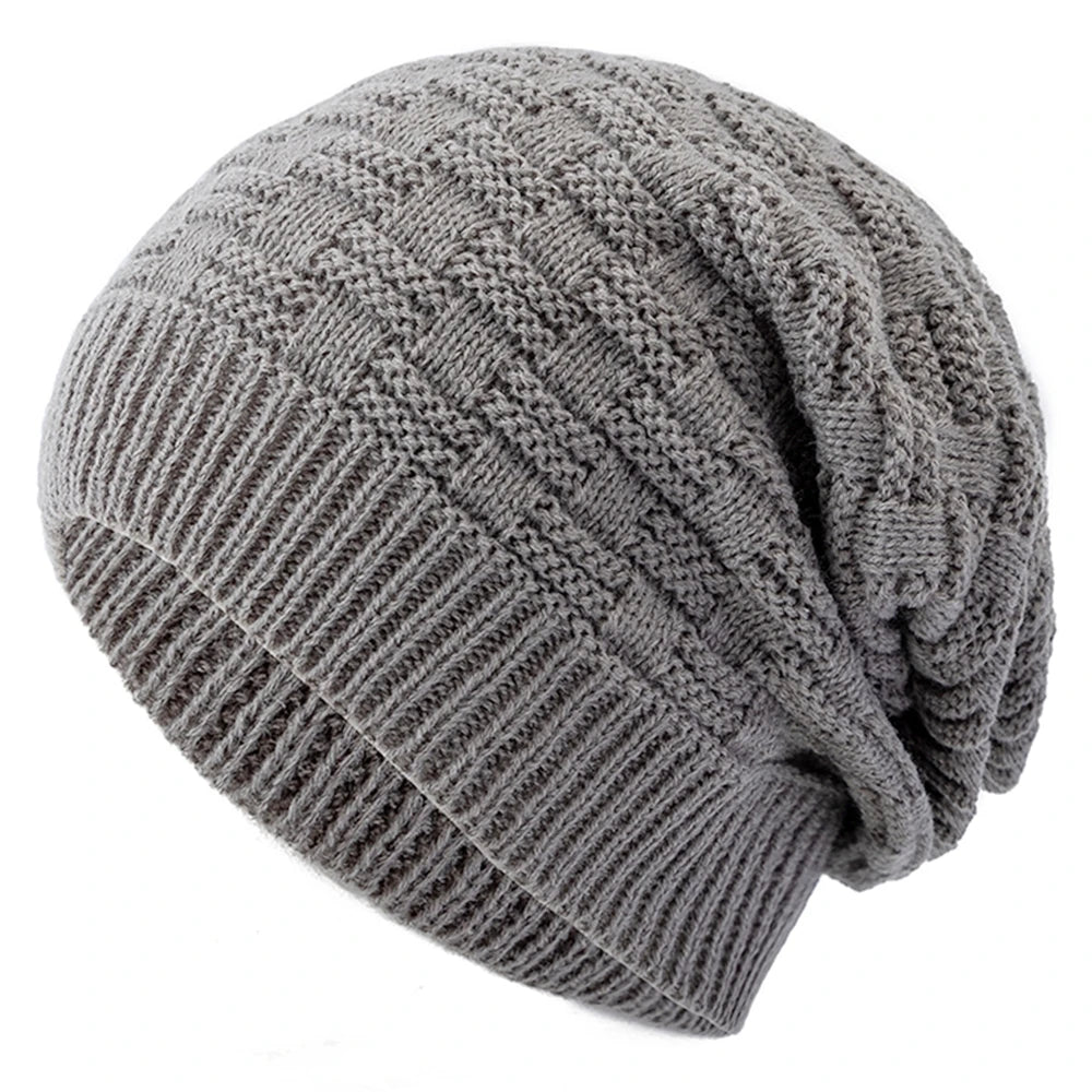 Frostveil Knit Beanie - Plush-Lined Winter Hat