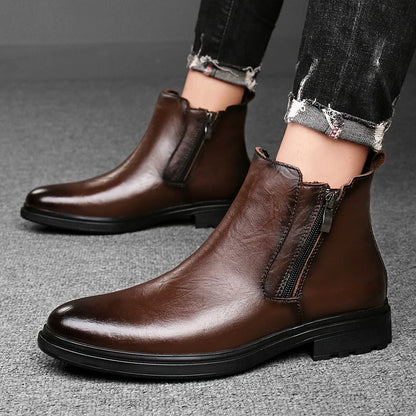 VALERIO BOOTS - MEN’S GENUINE LEATHER CHELSEA BOOTS