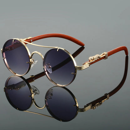TORVANI VINTAGE ROUND SUNGLASSES