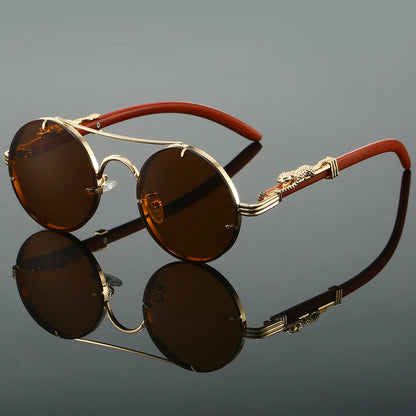 TORVANI VINTAGE ROUND SUNGLASSES
