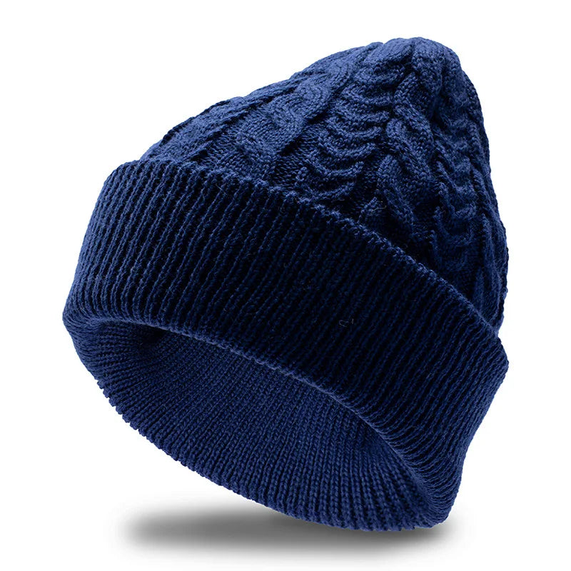 Everdale Wool Knit Beanie - Thick Winter Hat With Warm Lining