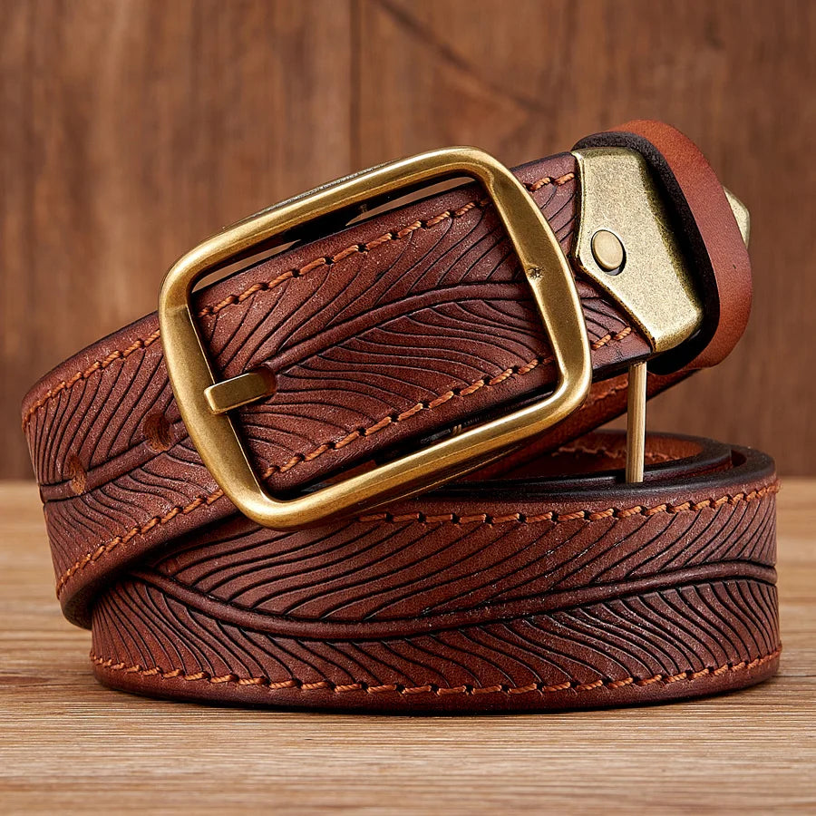 MAVRICK HERON GENUINE LEATHER BELT