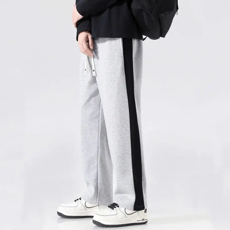 MARELL STRIPE RELAXED PANTS - MEN’S CASUAL TRACK PANTS