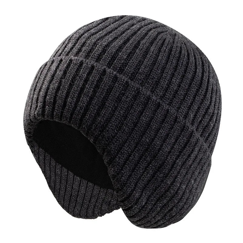 Coldwyn Ribbed Winter Earflap Beanie
