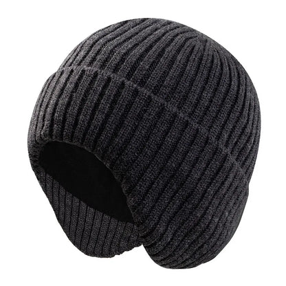 Coldwyn Ribbed Winter Earflap Beanie