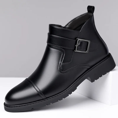 FERRANO BOOTS - MEN’S GENUINE LEATHER BUCKLE BOOTS