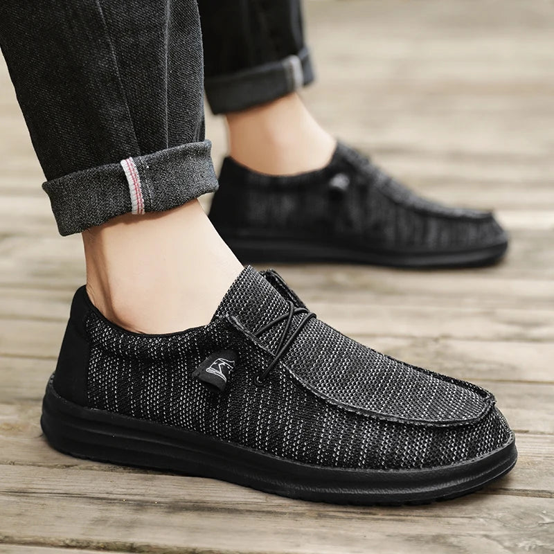 NAVREN LOAFERS - MEN’S BREATHABLE CANVAS SLIP-ON CASUAL SHOES