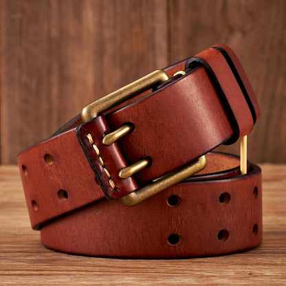 LOUVARE HERITAGE GENUINE LEATHER BELT