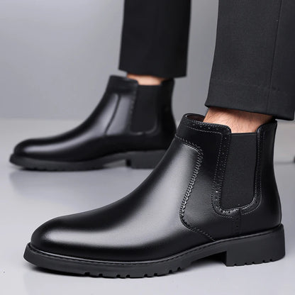 CASTELLO CHELSEA BOOTS - MEN’S CLASSIC LEATHER ANKLE BOOTS