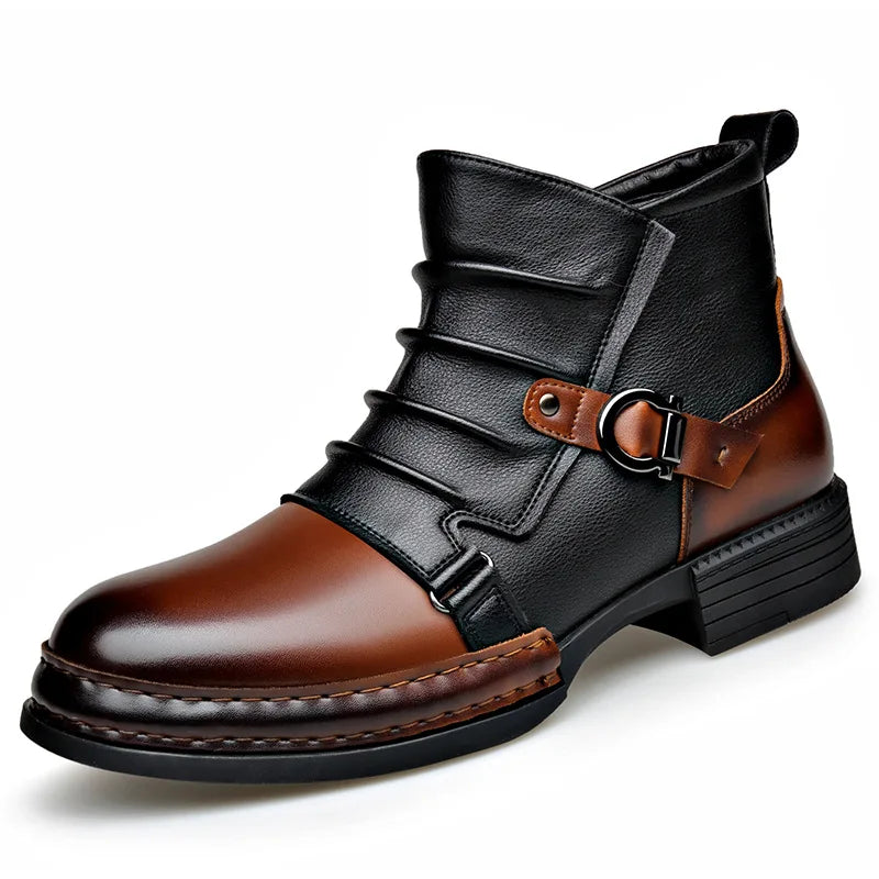 RAINTON BOOTS - MEN’S DESIGNER GENUINE LEATHER CLUB & STREET BOOTS