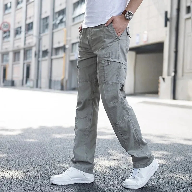 DURAND CARGO PANTS - MEN'S RELAXED UTILITY STREET TROUSERS