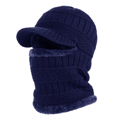 Frostguard Full-Cover Beanie - Plush-Lined Winter Face Cover Hat