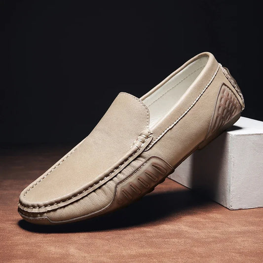 LUCENZO LOAFERS - MEN’S GENUINE LEATHER MOCASSINS