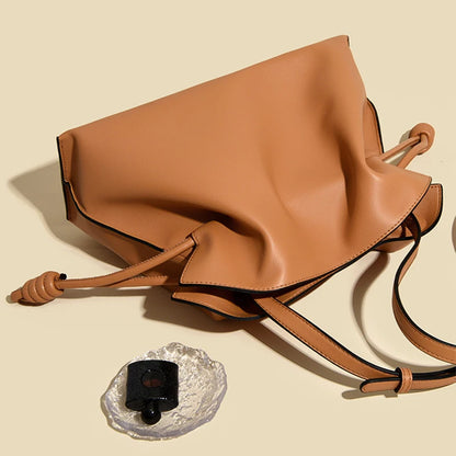 Caramelle Cloud Genuine Leather Crossbody Bag