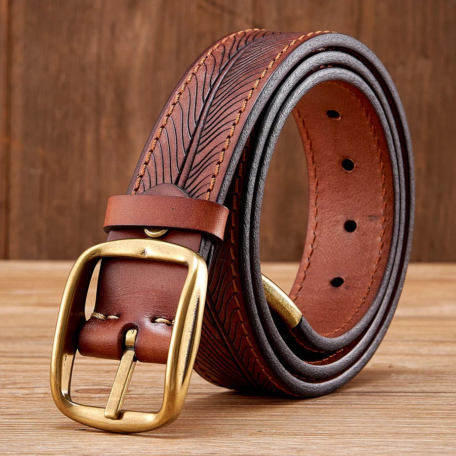 MAVRICK HERON GENUINE LEATHER BELT