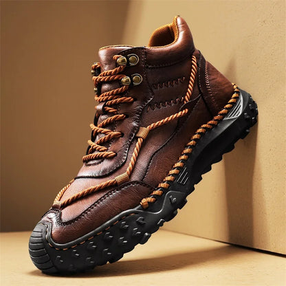 TORVEN BOOTS - MEN’S GENUINE LEATHER HIGH-TOP OUTDOOR BOOTS