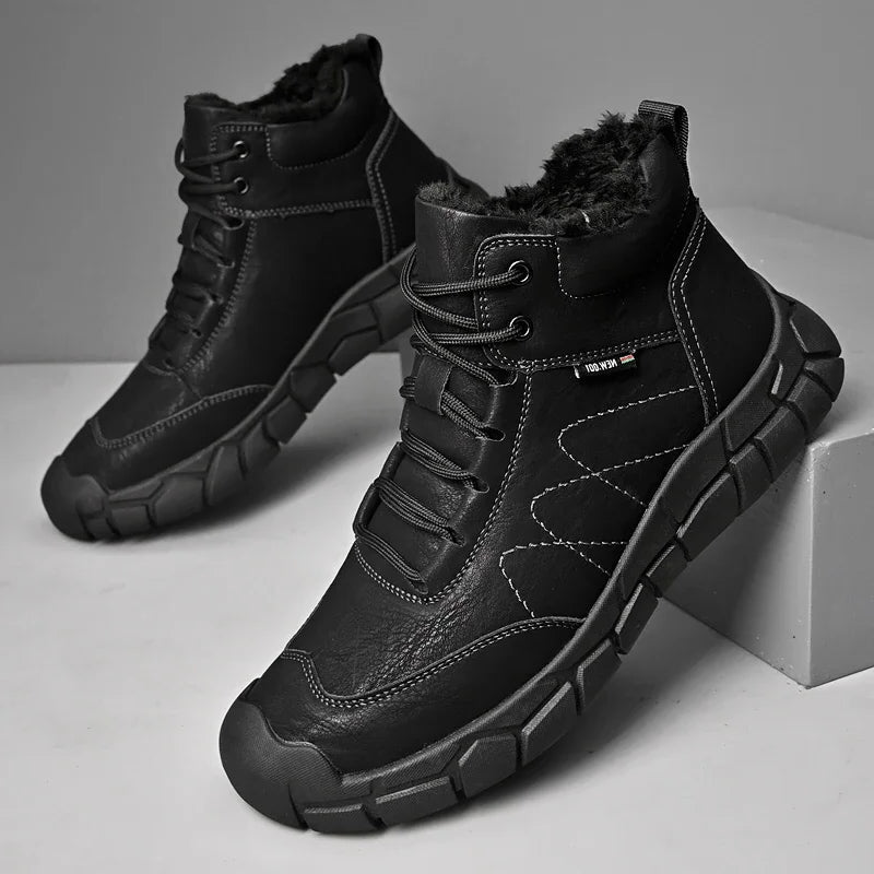 RIDGEMONT BOOTS - MEN’S GENUINE LEATHER RETRO HIKING BOOTS