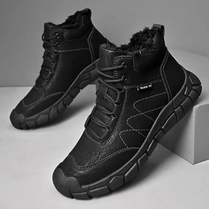 RIDGEMONT BOOTS - MEN’S GENUINE LEATHER RETRO HIKING BOOTS