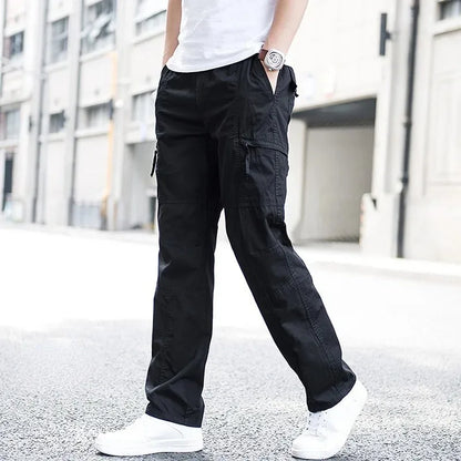 DURAND CARGO PANTS - MEN'S RELAXED UTILITY STREET TROUSERS