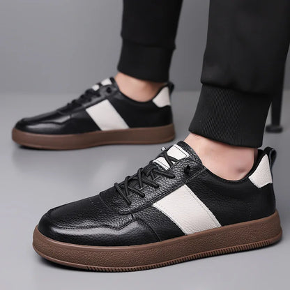 TREVANO SNEAKERS - MEN’S GENUINE LEATHER CASUAL SHOES