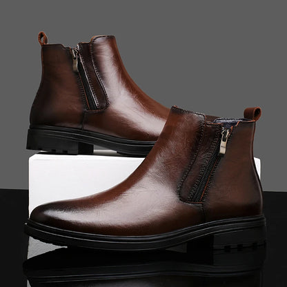 VALERIO BOOTS - MEN’S GENUINE LEATHER CHELSEA BOOTS