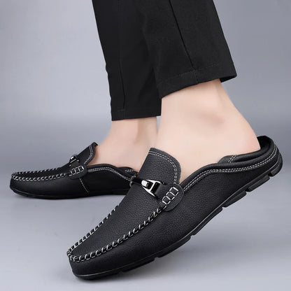 SALVATORE LOAFERS - MEN’S GENUINE LEATHER SLIP-ON SHOES