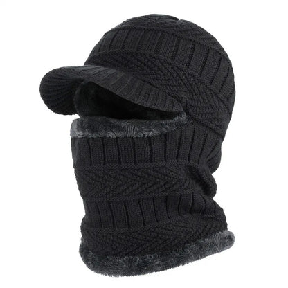 Frostguard Full-Cover Beanie - Plush-Lined Winter Face Cover Hat