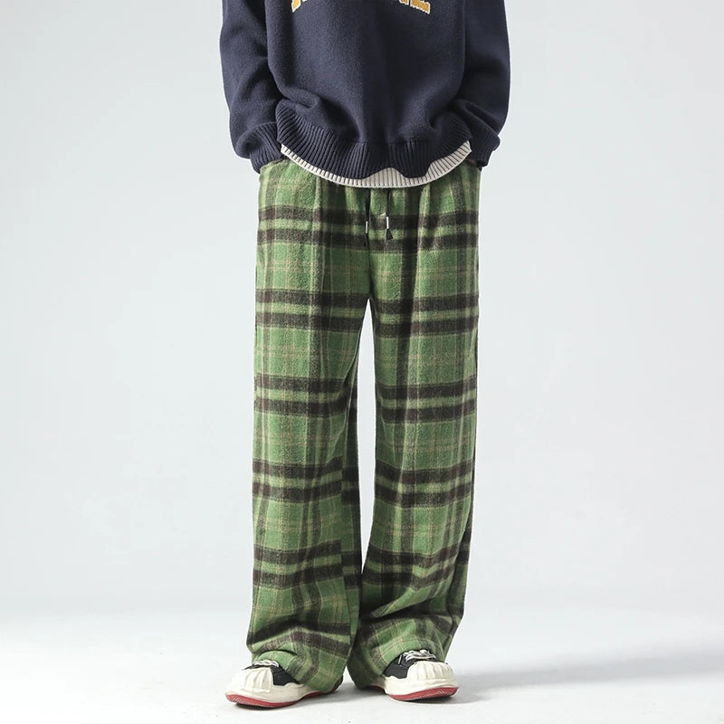 NORDEN PLAID LOUNGE PANTS - MEN’S COZY FLANNEL PANTS WITH RELAXED FIT