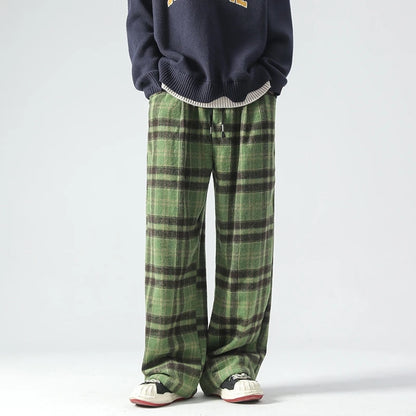 NORDEN PLAID LOUNGE PANTS - MEN’S COZY FLANNEL PANTS WITH RELAXED FIT