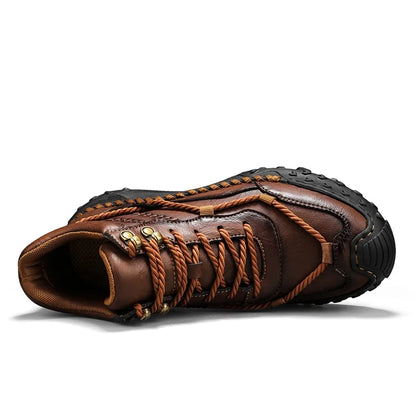 TORVEN BOOTS - MEN’S GENUINE LEATHER HIGH-TOP OUTDOOR BOOTS