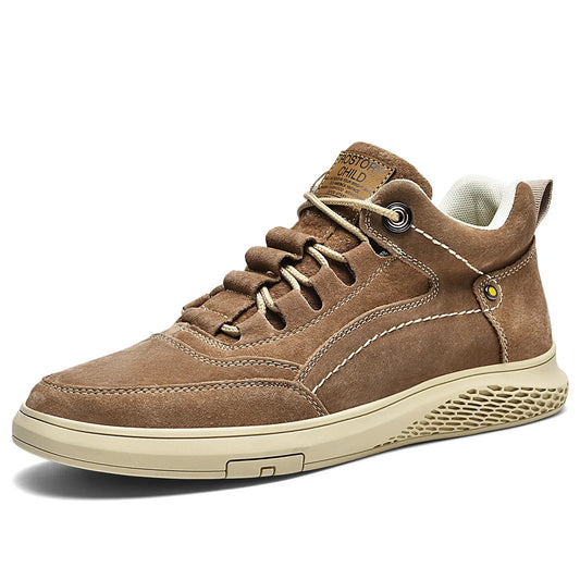 BELLAZIO GENUINE LEATHER SNEAKERS - MEN’S CASUAL OUTDOOR SHOES