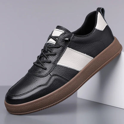 TREVANO SNEAKERS - MEN’S GENUINE LEATHER CASUAL SHOES