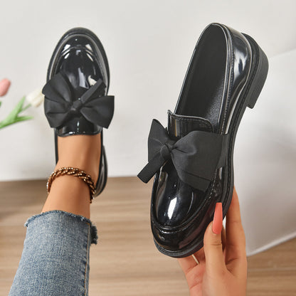 Brielle Bow Platform Loafers (Women)