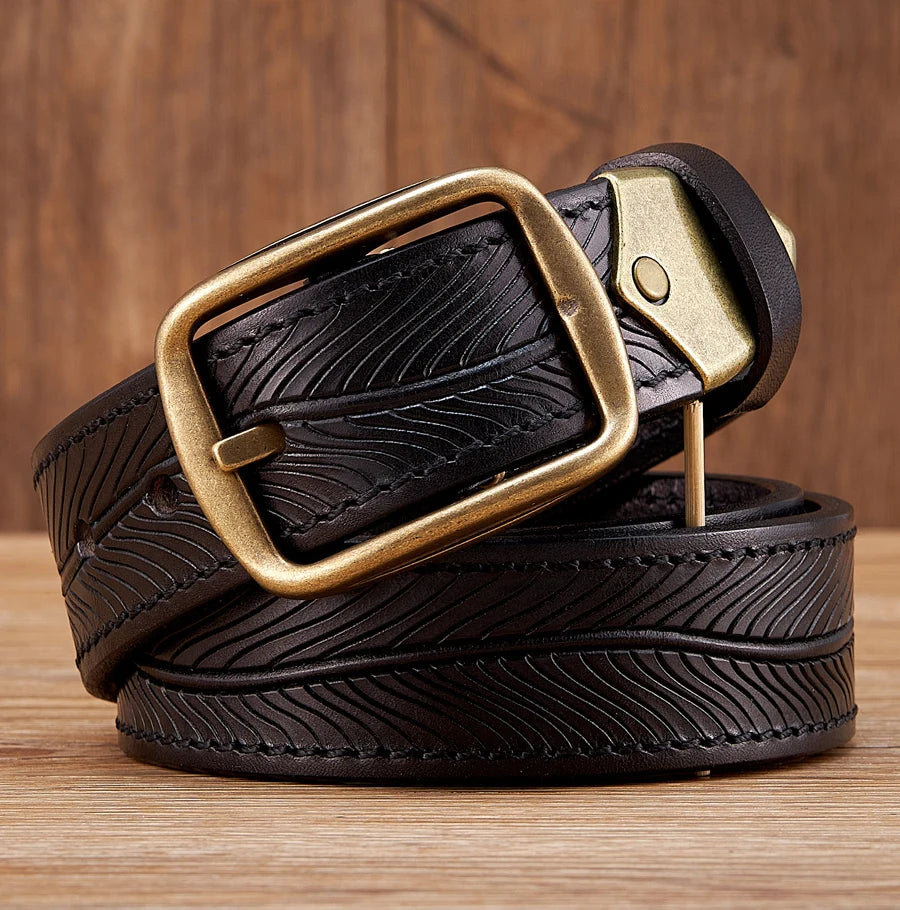 MAVRICK HERON GENUINE LEATHER BELT