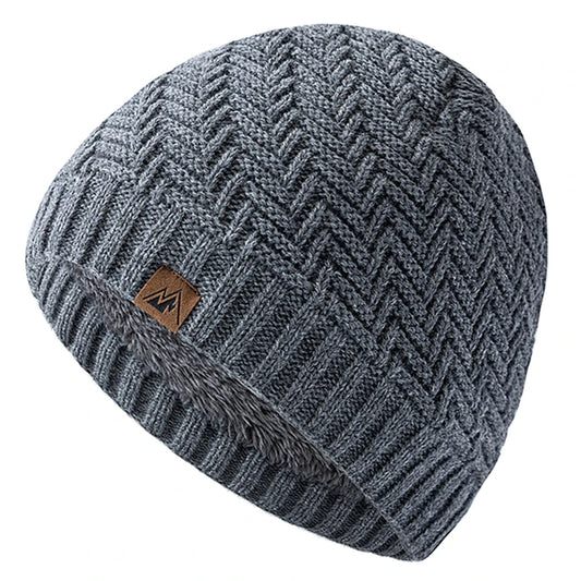 SNOWVALE KNIT BEANIE - PLUSH-LINED WINTER HAT