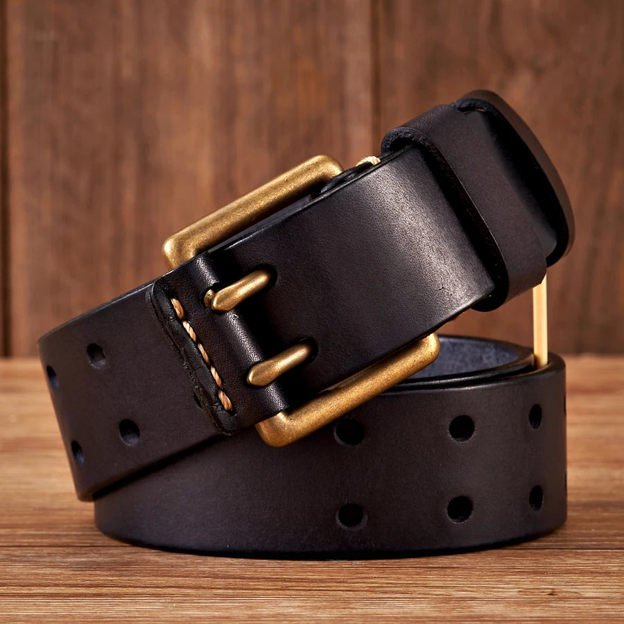 LOUVARE HERITAGE GENUINE LEATHER BELT