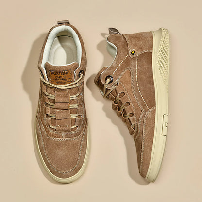 BELLAZIO GENUINE LEATHER SNEAKERS - MEN’S CASUAL OUTDOOR SHOES