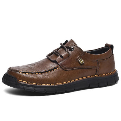 MASERNO GENUINE LEATHER MEN’S CASUAL LOAFERS