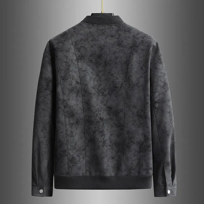 Ravenport Suede Bomber Jacket