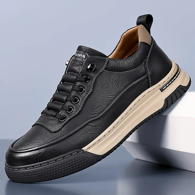MORVANI SNEAKERS - MEN’S GENUINE LEATHER SHOES