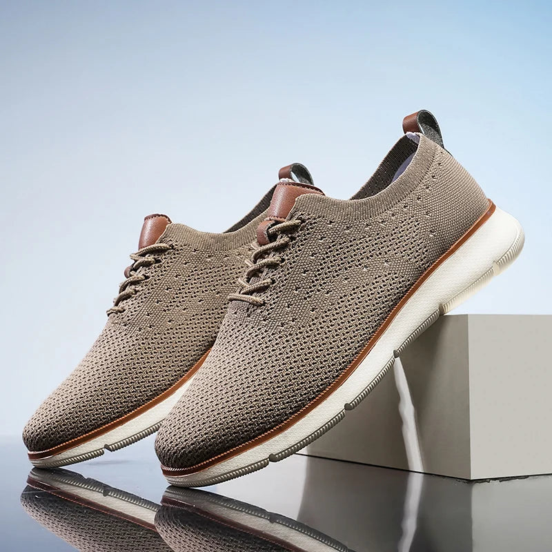 CAPRI LIGHTWEIGHT MESH SNEAKERS - MEN’S BREATHABLE SLIP-ON SHOES