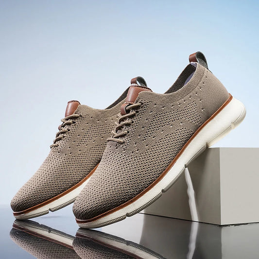 CAPRI LIGHTWEIGHT MESH SNEAKERS - MEN’S BREATHABLE SLIP-ON SHOES