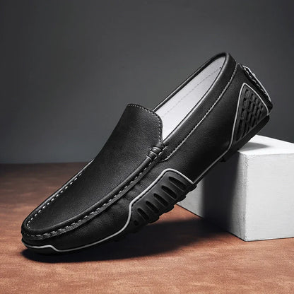 LUCENZO LOAFERS - MEN’S GENUINE LEATHER MOCASSINS
