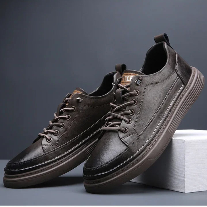 MORANTI LEATHER SNEAKERS – MEN’S CASUAL LOW-TOPS